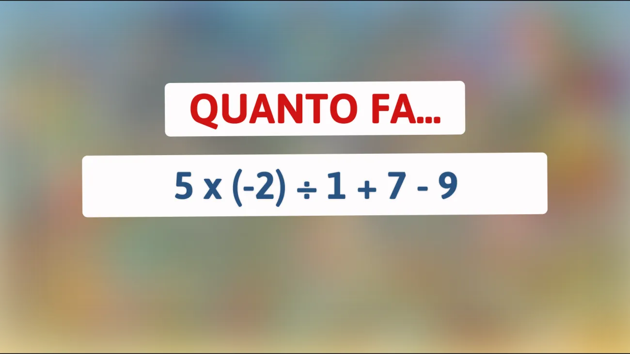 Solo i veri geni possono risolvere questo enigma matematico: sai dare la risposta giusta?"