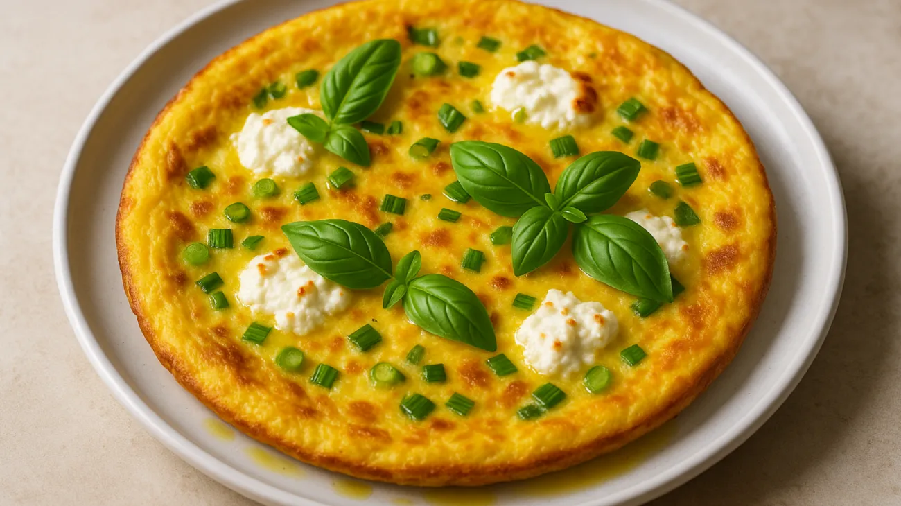 ricotta di bufala frittatina campana cipollotti freschi"