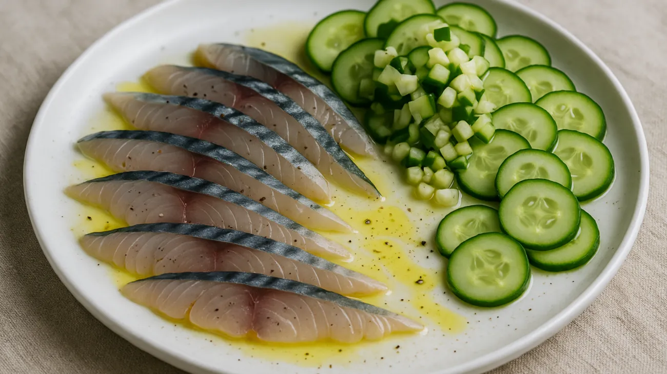 sgombro fresco limoni cetrioli"